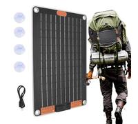 Portable Solar Charger, Solar Power Bank - USB Solar Charging,Wireless Charging, Multiple Devices Charging Supply for Cell Phones, Tablets, Flashlights, Radios