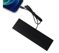 Portable Solar Charger | Type-C Foldable Power Bank,High Efficiency Panel with Cable | for Camera Phones Fan Travel Power Outage Tent Hiking Camping Fishing Car Outdoor Backpacking