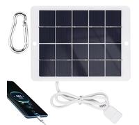 Portable Solar Charger | Waterproof Power Bank | Fast Charging Solar | Outdoor Charging Device, 5w Solars Power, Camping Battery Charger, LED Light Charger, RV Solar Chargers, Travel Power Bank