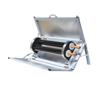 Portable Solar Oven, Outdoor Oven & Solar Powered Camping Grill, Dual Tube and Foldable Design & Efficient Sun Cooking, Smoke-Free BBQ Cooker For Camping, Travel, Beach Etc