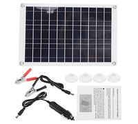 Portable Solar Panel 100W Monocrystalline, USB Solar Panel for Outdoor, High Efficiency 23% Conversion Rate with IP65, Compact Solar Cell Panel for Car RV Yacht Camping
