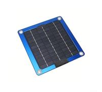 Portable Solar Panel 10W Dual USB Fast Charging Monocrystalline Silicon Thin Photovoltaic Power for Camping Hiking RV Outdoor