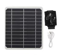 Portable Solar Panel, 18x16.5cm/7.1x6.5in 20W 5V 2A Solar Panel Charger with USB Type C DC Port for Camping Backpacking Cycling RV Living