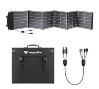 Portable Solar Panel, 200W Foldable Solar Panel Charger with Kickstands, USB-A QC3.0 USB-C PD45W & MC4 Output for Phone/Power Bank/Power Station, IP65 Waterproof for Camping Hiking RV Blackout