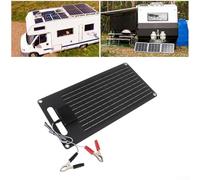 Portable Solar Panel, 40 Watt 20V Mo-no Cell, Monocrystalline PV Module Power Charger for RV, Camping, Boat, Balcony, Roof, Yacht, Uneven Surfaces
