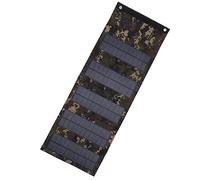 Portable Solar Panel Bag, Low Light Efficiency Solar Panel Suitcase High Conversion Efficiency 50W for Camping (Black)(Size:Camouflage Color)