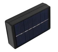 Portable Solar Panel Charger for AA AAA Battery, 1W 4V, Outdoor Charging Box, Solar Powered Battery Charger, Black
