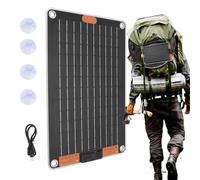 Portable Solar Panel Charger, Outdoor Solar Charger, Multi-Device Charging Supply, Fast Charging External Battery Pack For Hiking Backpacking Camping Travel