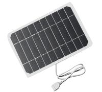 Portable Solar Panel - Compact Phone Charger 5V 5W - Solar Panel with USB Port - for Hiking, Camping, Travel, Car, Smartphone Camera