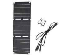 Portable Solar Panel Foldable Solar Charger 30W High Efficiency Monocrystalline Solar Panel with Dual USB Output IP68 Water Resistant for Camping Hiking Traveling