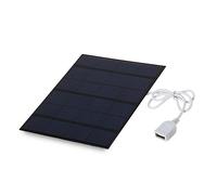 Portable Solar Panel Generator 5V USB Cell Battery Charger for Power Bank Outdoor Travel Camping Sunlight Highly Efficient Stable(165 x 135MM 10W)