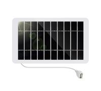 Portable Solar Panel,High-Efficiency Monocrystalline Pv Module Power Charger | 5V Voltage Output Waterproof Sunlight Energy Solution for Marine Trailer Farm Travel Outdoor Boat Roof Top Off-Grid Appli
