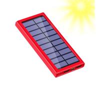 Portable Solar Power Bank - 10000mAh Mobile Charger, External Battery Pack | Outdoor USB Charging for Camping, Hiking, Travel, Home Use, Compatible with Smartphones, Tablets, Backup Gear