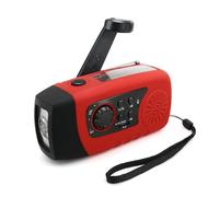 Portable solar radio with FM,Emergency Solar Radio, Hand Crank Dynamo, rechargeable 2000 mAh battery, USB mobile phone charger, LED torch, for emergencies, camping