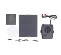 Portable Solar Space Heater, Compact Heating System Space Warmer Solar Powered Heaters For Chicken Coop Dog(C)
