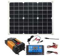 Portable Solar System Kit - Multi-Function Portable Solar Energy Kits,Monocrystalline Solar Panel Inverters For Motorhome, Trailer, , Off-grid