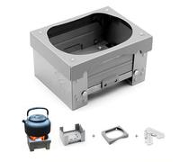 Portable Solid Fuel Stove, Mini Lightweight Compact Foldable Alcohol Stove Pocket Camping Stoves for Alone Camp, Hiking, Backpacking, Emergency, Picnic, BBQ, Boil, Hot Meal (Silvery)