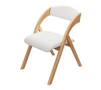Portable Solid Wood Folding Chair with Padded Seat for Dining Office Home & Outdoor Events Lightweight Easy to Store Ideal for Gatherings