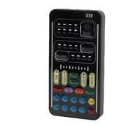 Portable Sound Card Voice Changer with 8 Voice Options, Sound Effects, LED Lights, Portable Voice Modulator for Online Gaming, Real-time Voice Alteration, Multiple Connection