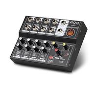 Portable Sound Mixer, 8 Channel Multifunctional USB Audio Mixer Portable Sound Mixer Professional Home-use Dual Microphone Inputs Sound Mixer