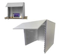 Portable Sound Recording Shield Box, Isolation Booth, Portable Recording Booth, High Density Absorbent Foam, For Studio, Blog, Vocal Use, Acoustical Treatments