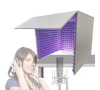 Portable Sound Recording Vocal Booth Box, Desktop Soundproof Cover, Microphone Self Made Isolation Booth Box, Microphone Recording Equipment For Studio, Blog, Vocal