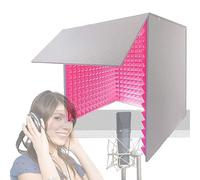 Portable Sound Recording Vocal Booth Box, Desktop Soundproof Cover, Microphone Self Made Isolation Booth Box, Microphone Recording Equipment For Studio, Blog, Vocal
