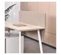Portable Soundproof Desk Divider2 Ft HighPrivacy Panel for Office Adjustable Length (40120 CM) Universal Fit BrownIdeal for Understanding Desks