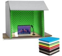 Portable Soundproof Desktop Cover for Vocal Recording and Studio Use with Effective Sound Absorption