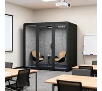 Portable Soundproof Office Pod with Acoustic Panels for Quiet Meetings, Phone Calls, and Study