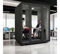 Portable Soundproof Office Pod with Acoustic Panels for Quiet Meetings, Phone Calls, and Study