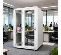 Portable Soundproof Office Pod with Acoustic Panels for Quiet Meetings, Phone Calls, and Study