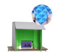 Portable Soundproof Recording Booth - Foldable Vocal Booth for Home Studio, Music Bedroom, Professional Sound Isolation, Voice Recording Equipment
