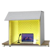 Portable Soundproof Vocal Recording Booth for Home Studios and Voiceovers