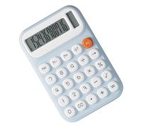 Portable Source Solar Battery Calculator Lightweight ABS for School Finance Applications Dual-Power Solar/Battery Calculator