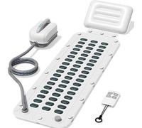 Portable Spa Bubble Bath Massager,Full Body Waterproof Spa Mat for Bathtub, 6-Speed Bubbles, Remote Control & Non-Slip Suction Cups for Home Relaxation