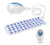 Portable Spa Bubble Bath Massager - Thermal Spa Waterproof Non-Slip Mat with Suction Cup Bottom, Motorized Air Pump & Adjustable Bubble Settings - Remote Control Included - Serenelife AZPHSPAMT22