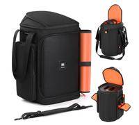 Portable Speaker Carry Bag Compatible with JBL Professional EON ONE Compact | Travel Tote Bag with Zipper Access & Shoulder Strap, Equipped with Multiple Pockets For Headphone, Cord, Mics and Accessories