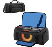 Portable Speaker Carrying Bag Compatible with JBL PartyBox On-The-Go/Essential, Travel Tote Case for Speaker & Accessories with Handle and Shoulder Strap,Black (Bag Only)