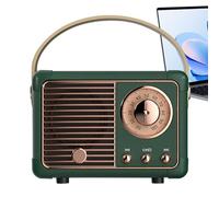 Portable Speaker | Retro Office Desk Accessories,Room Decor Aesthetic Desk Speaker | for Teens Senior Adults Home Office Bedroom Kitchen Dorm