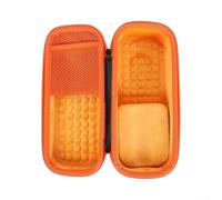 Portable Speaker Storage Bag for JBL KMC650 Shockproof(Inner Orange) | Custom fit for jbl KMC650/KMC600, dedicated cable slots, keeps for gear organized and secure