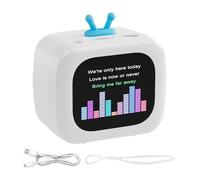 Portable Speaker, Wireless Music Player, 2.32x1.5x2.36 inches Purpose Retro TV Design Touchscreen Audio Device for Camping, Beach, Hiking, Gym, Tailgate, Dorm and Garage Use