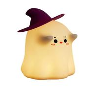 Portable Specter Baby Night Light Offering Soft Glows With Adjustable Brightness Levels And USB Charging Silicone Texture Nursery Night Light