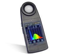 Portable Spectrometer Color Illuminance Meter with 2.8-Inch TFT Touchscreen, Measuring Range 1-200,000 Lx, Wavelength 400-700nm, Connectable to PC for Lighting Analysis