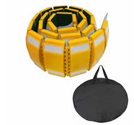 Portable Speed Bumps, Detachable Temporary Traffic Bump, Load Up to 30 Tons, Reflective Strips, for Neighborhood, Garage, Parking Lot