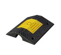 Portable Speed Bumps for Roads - Traffic Calming Ramp Pad with Cable Channels for Safe Community Traffic Management
