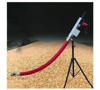 Portable Spiral Conveyor with Adjustable Stand, Small Household Car Grain Suction Machine Screw Conveyor,High Suction for Efficient Grain Transportation(2.5m)