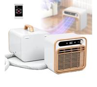 Portable Split Air Conditioner, 1500W Cooling, WiFi Remote Control, 13kg Lightweight, No Installation Hose, Quiet Sleep Mode for RV Bedroom Camping Tent, 2m Pipe Included