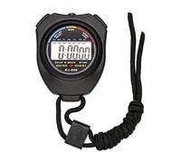 Portable Sport Watch - Black Slim Silicone Strap, Sweatproof Digital Timer, Silent Operations Feature, High Visibility Screen For Accurate Tracking | Outdoor Hiking Swimming Exercise School For Athle