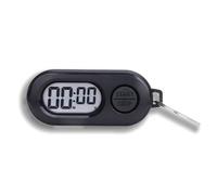 Portable Sports Stop Watch Key Chain,Mini Digital Watches Suitable for Clip on Keys,Stopwatches,Digital Watch,Fob Watch,Stop Timer,LCD Screen Digital Clock Lightweight Countdown Accessories(Black)